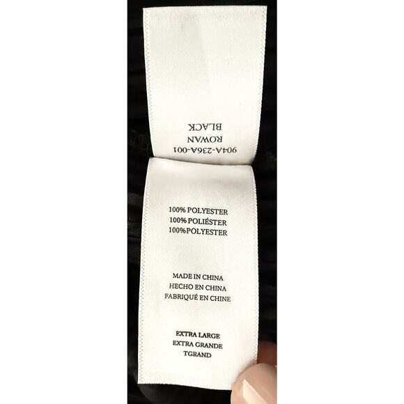 Rails Womens Rowan Pleated Pull On Pants Black Straight Leg Elastic Waist NWT XL - Picture 15 of 16